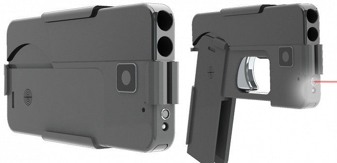 A pistol that can be folded into smartphone is the thinnest weapon you can carry