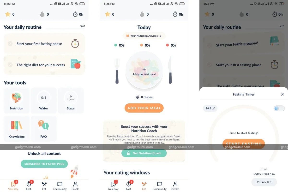 fastic app screenshots gadgets 360 Fastic